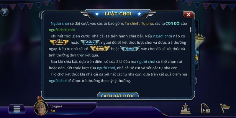 Cách chơi xì dách chi tiết