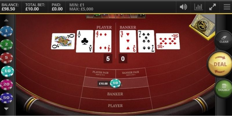 Baccarat online chính là một trò chơi hot